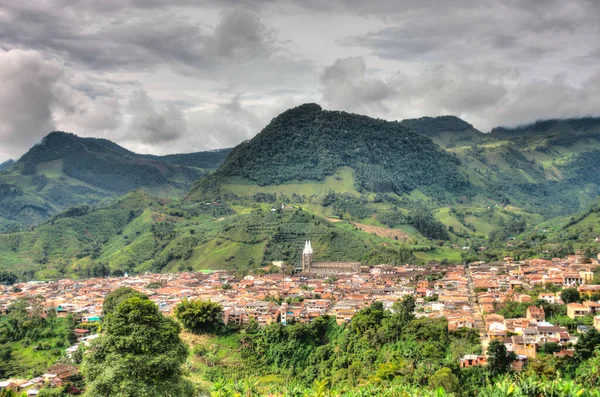 Hdr Image Made Jardin Antioquia Colombia —  Fotos de Stock