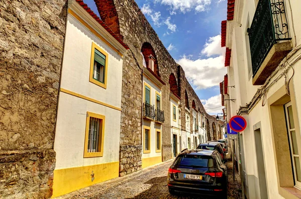 Historical Architecture Evora Portugal Europe Stockfoto