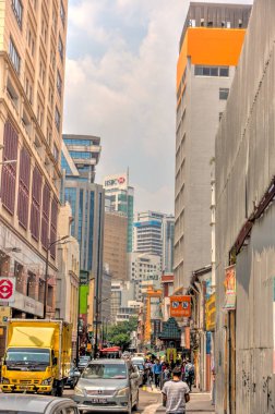 Kuala Lumpur, Malaysia - March 2019 : Historical center, HDR image