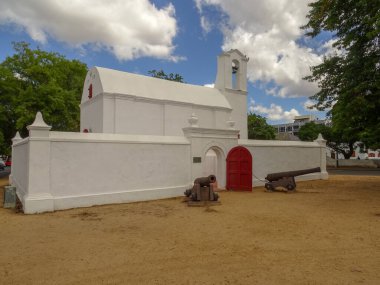 STELLENBOSCH, SOUTH AFRICA - JANUARY 2015: City center in summertime