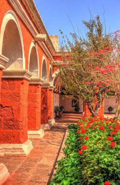 Arequipa, Peru - May 2019 : Monastery of Santa Catalina de Siena