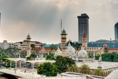 Kuala Lumpur, Malaysia - March 2019 : Historical center, HDR image
