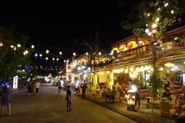 Hoi An, Vietnam - November 2018 : Historical center in autumn