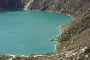 quilotoa krater Gölü, ecuador