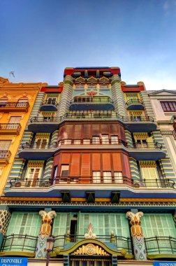 VALENCIA, SPAIN - JULY 2020: Historical center in sunny weather 