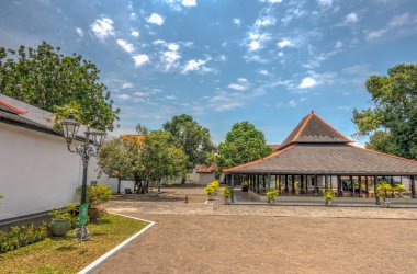 YOGYAKARTA, INDONESIA - APRIL 2019: Kraton Palace in sunny weather