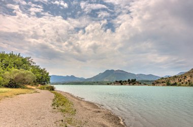 beautiful landscape in n French Alps