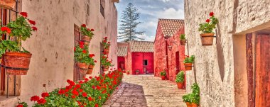 Arequipa, Peru - May 2019 : Monastery of Santa Catalina de Siena