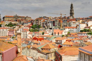 Porto, Portugal - June 2021: Historical center in summertime, HDR image