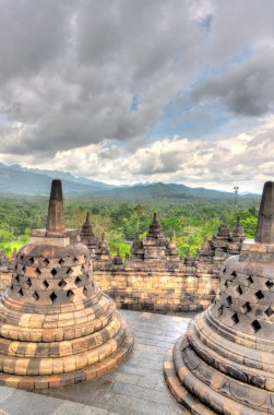 borobudur tapınağı, java, Endonezya