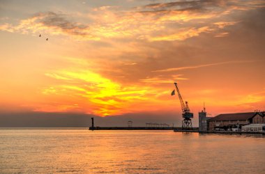 Thessaloniki, Greece beautiful view and atmosphere, sunset
