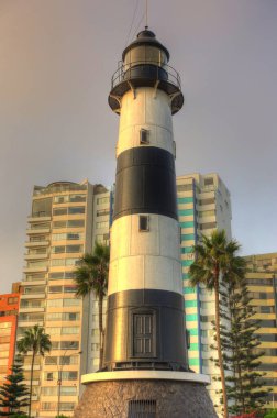 LIMA, PERU - APRIL 2018: Historical center in sunny weather