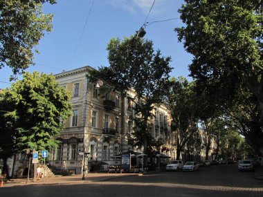 ODESSA, UKRAINE - JULY 2013: Historical center in summertime