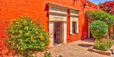 Arequipa, Peru - May 2019 : Monastery of Santa Catalina de Siena