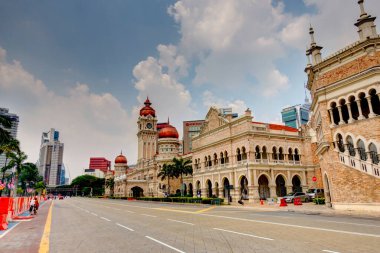 Kuala Lumpur, Malaysia - March 2019 : Historical center, HDR image