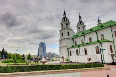MINSK, BELARUS - SEPTEMBER 2017: City center in summertime