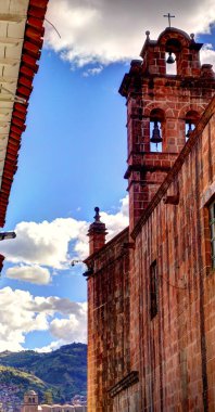 CUSCO, PERU - APRIL 2018: Historical center in sunny weather