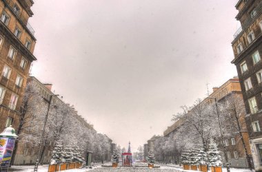 Krakow in winter, Poland