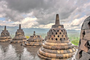 borobudur tapınağı, java, Endonezya