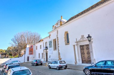 FARO, PORTUGAL - JANUARY 2019: Historical center in sunny weather, HDR image