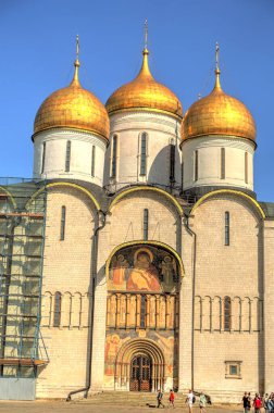 MOSCOW, RUSSIA - AUGUST 2018: Historical center in sunny weather, HDR image