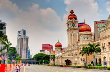 Kuala Lumpur, Malaysia - March 2019 : Historical center, HDR image