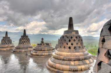 borobudur tapınağı, java, Endonezya