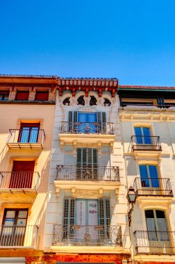 TERUEL, SPAIN - JUNE 2019 : Historical center in sunny weather