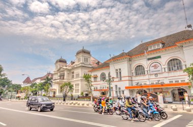 YOGYAKARTA, INDONESIA - APRIL 2019: Historical center in sunny weather