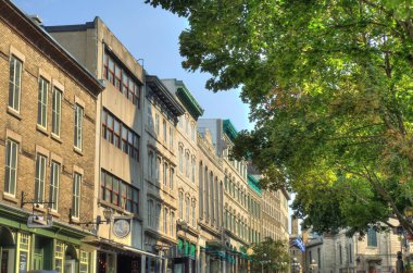 Quebec City, QC, Canada - September 2017 : Historical center view, HDR Image