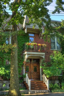 MONTREAL, QC, CANADA - SEPTEMBER 2017: Historical center in sunny weather, HDR Image 