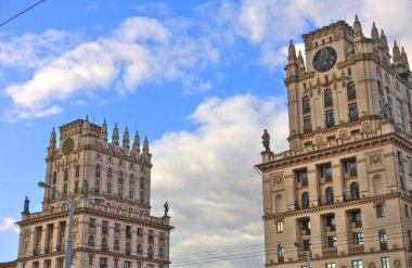 MINSK, BELARUS - SEPTEMBER 2017: City center in summertime