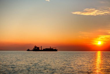 Thessaloniki, Greece beautiful view and atmosphere, sunset