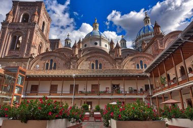 CUENCA, ECUADOR - April 2018: Historical landmarks view, HDR image