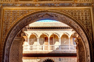 Sevilla, Spain - January 2019 : Historical center in sunny weather
