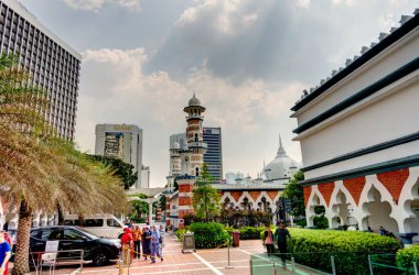 Kuala Lumpur, Malaysia - March 2019 : Historical center, HDR image
