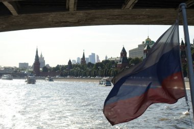 MOSCOW, RUSSIA - AUGUST 2018: Historical center in sunny weather, HDR image