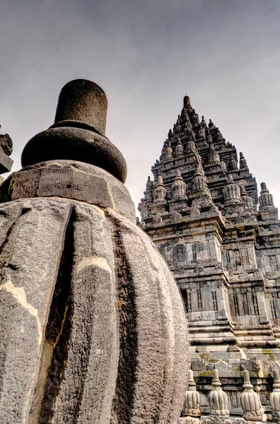 Templo Prambanan Java Indonésia — Fotografia de Stock