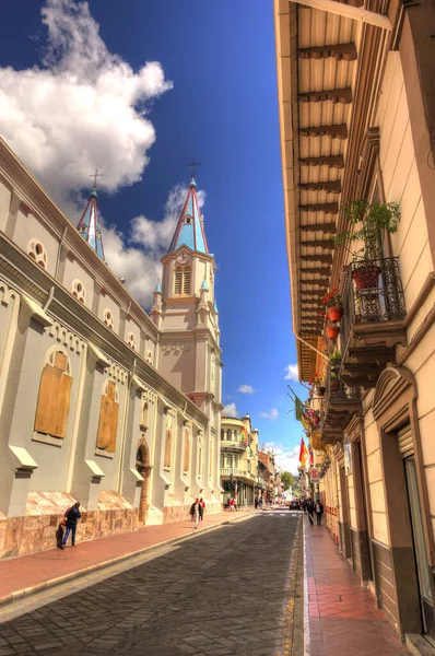 Cuenca Ecuador April 2018 Historical Landmarks View Hdr Image — Foto de Stock