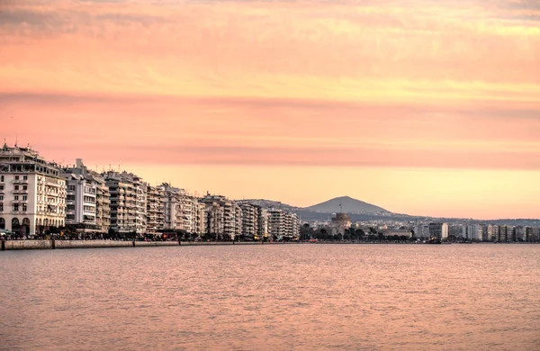 Thessaloniki Greece Beautiful View Atmosphere Sunset — Stockfoto