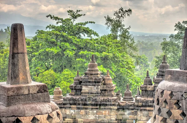 Templo Borobudur Java Indonésia — Fotografia de Stock