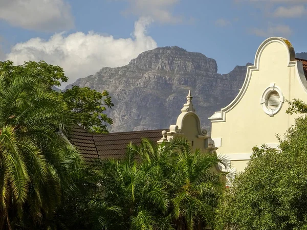 STELLENBOSCH, SOUTH AFRICA - JANUARY 2015: City center in summertime