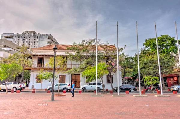 Santa Marta Colombia April 2019 Historical Center Sunny Weather — Zdjęcie stockowe