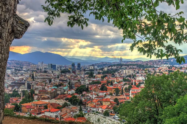 Sarajevo Capital Largest City Bosnia Herzegovina — 스톡 사진