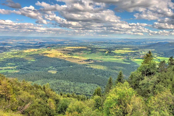 Beautiful Landscape Auvergne Historical Region France — Foto de Stock