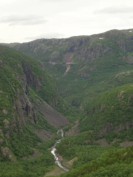 Beautiful View Landscape Narvik Arctic Norway — 图库照片