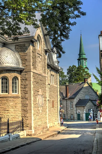 Quebec City Canada September 2017 Historical Center View Hdr Image — Fotografia de Stock