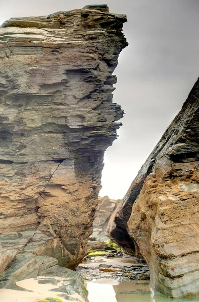 Catedrais Beach Galicia Northern Spain — Stok fotoğraf