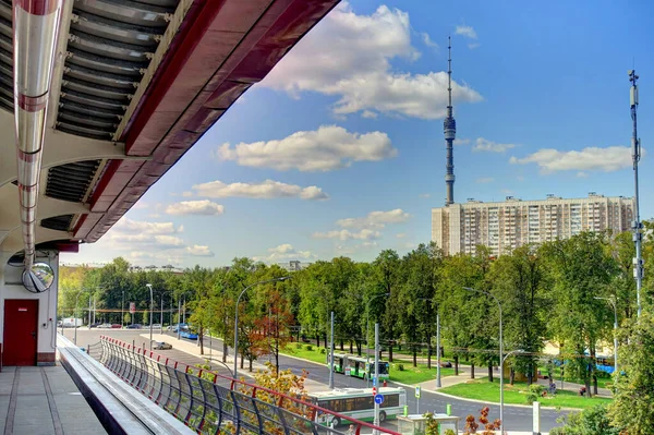 Moscow Russia August 2018 Historical Center Sunny Weather Hdr Image — Foto de Stock