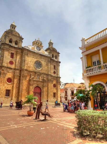 Cartagena Colombia June 2015 City Center Sunny Weather — Foto de Stock